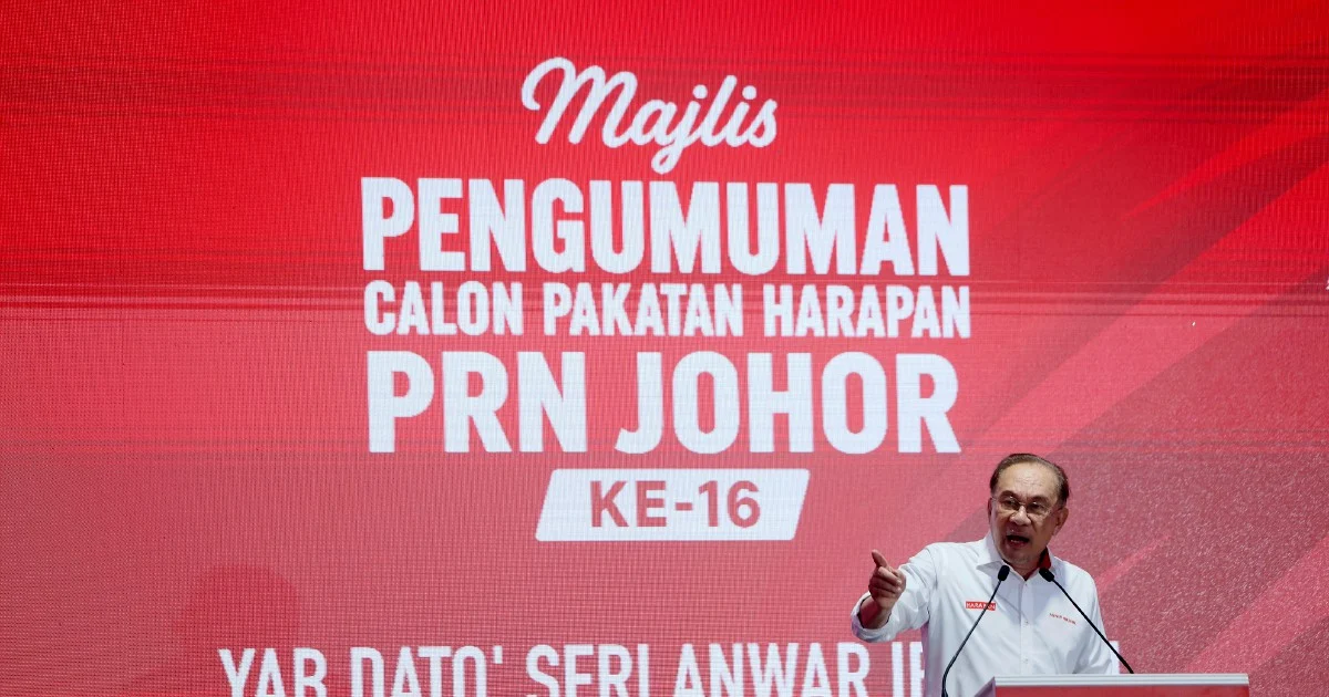 Johor Received RM2b More Than It Contributed, Says PM Anwar