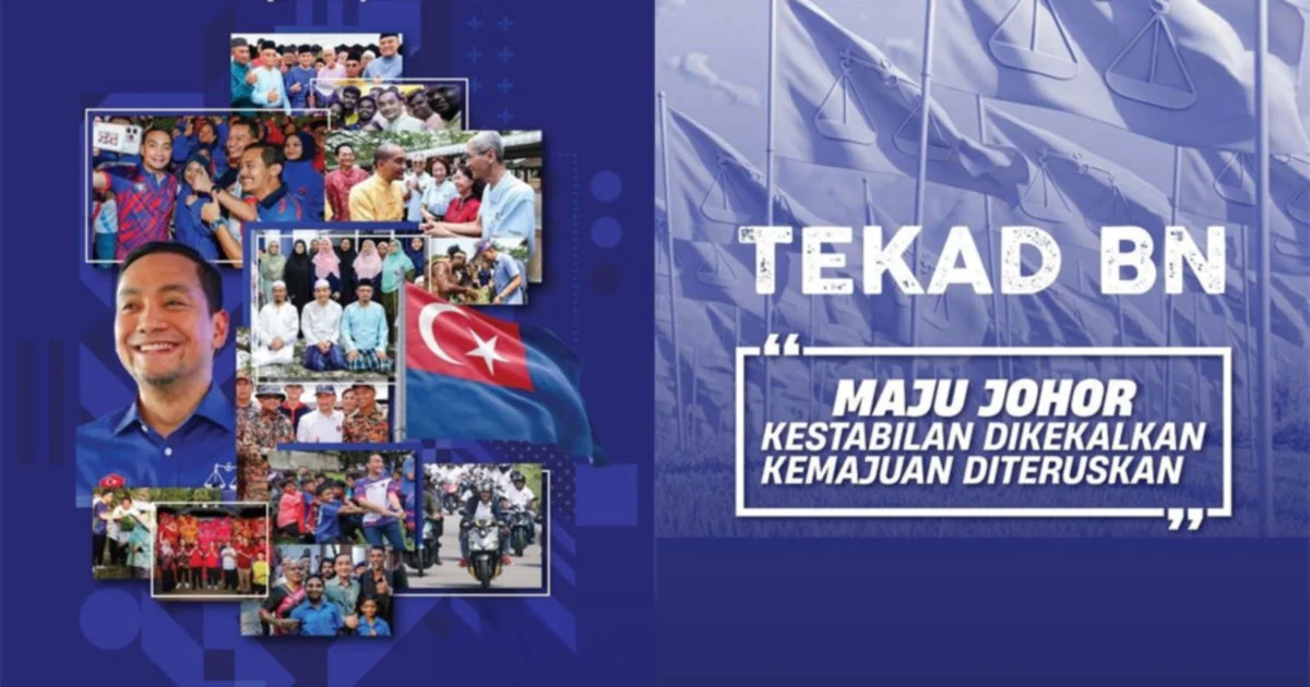 Barisan Nasional Launches Johor Election Manifesto With 63 Pledges and 200,000 Jobs Target