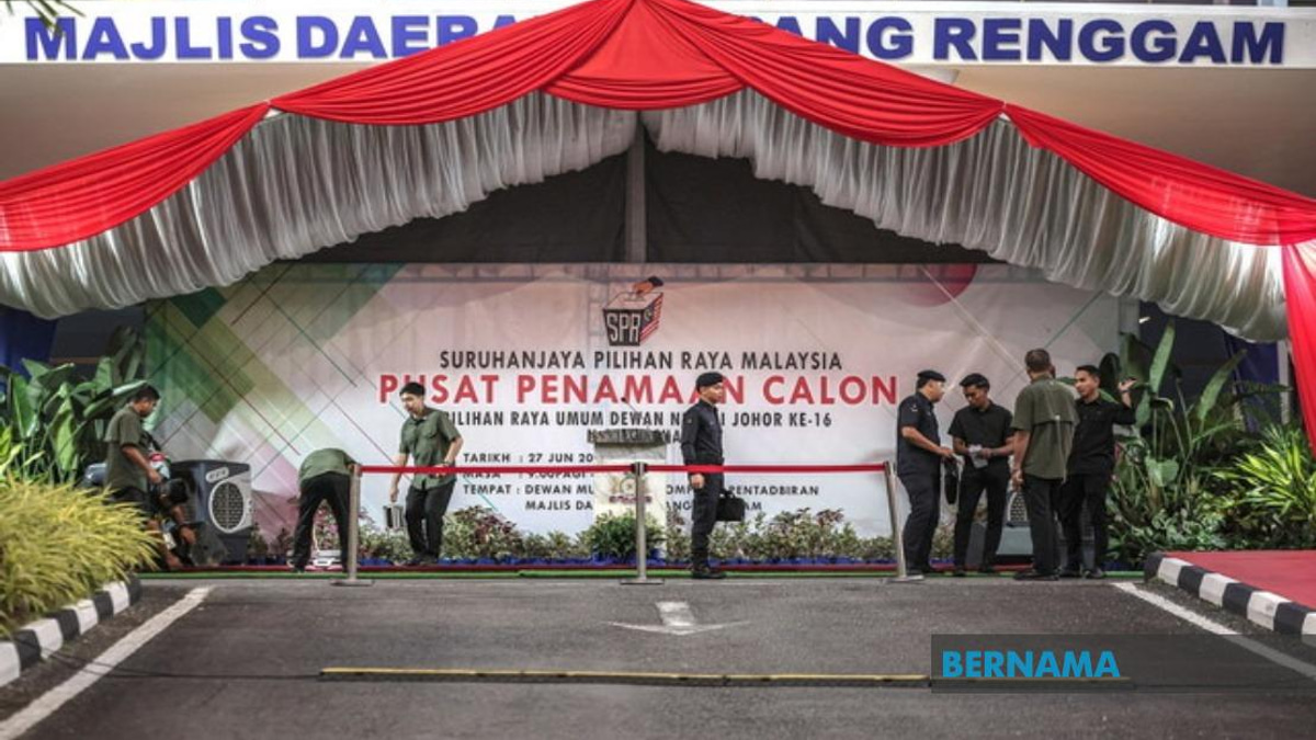 Johor Election Nomination Day: 56 Centres Process Candidates As Campaign Period Begins