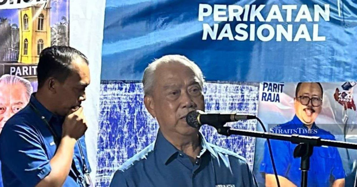 Muhyiddin Concedes Perikatan Nasional May Struggle to Control Johor After This Saturday's Vote