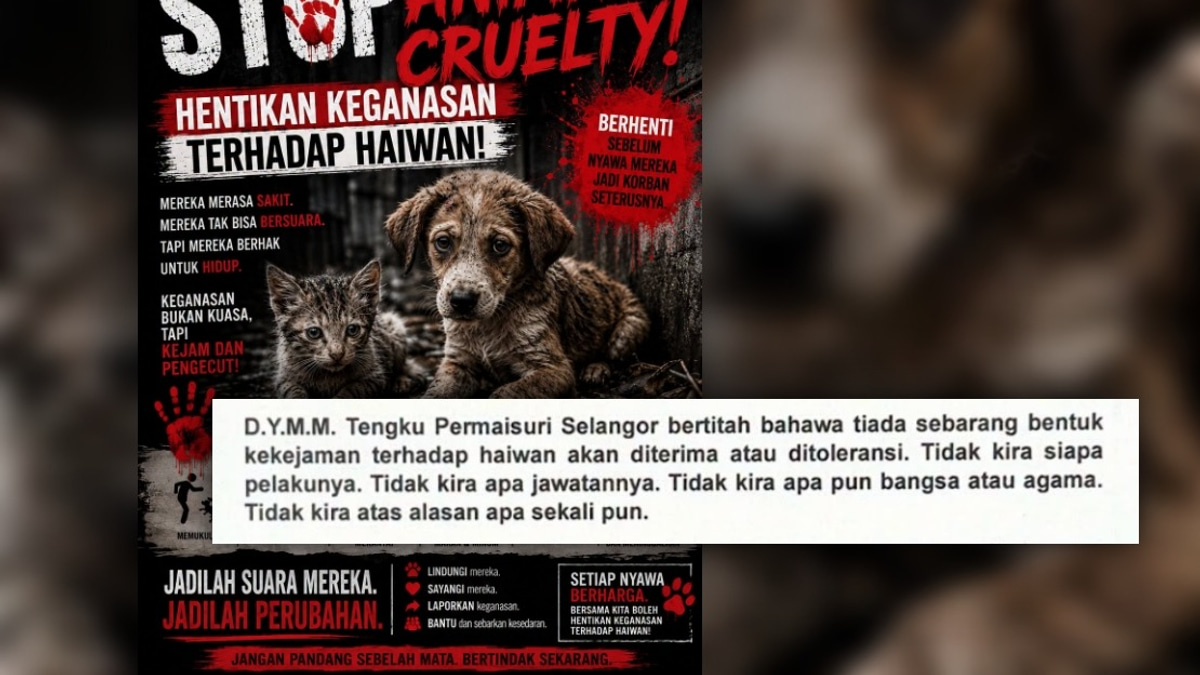 Tengku Permaisuri of Selangor Condemns Animal Cruelty, Calls for Stricter Laws