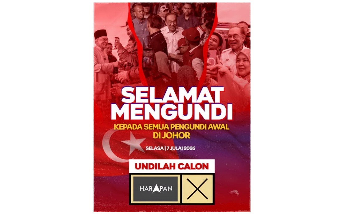 Anwar Rallies Early Voters in Johor State Election