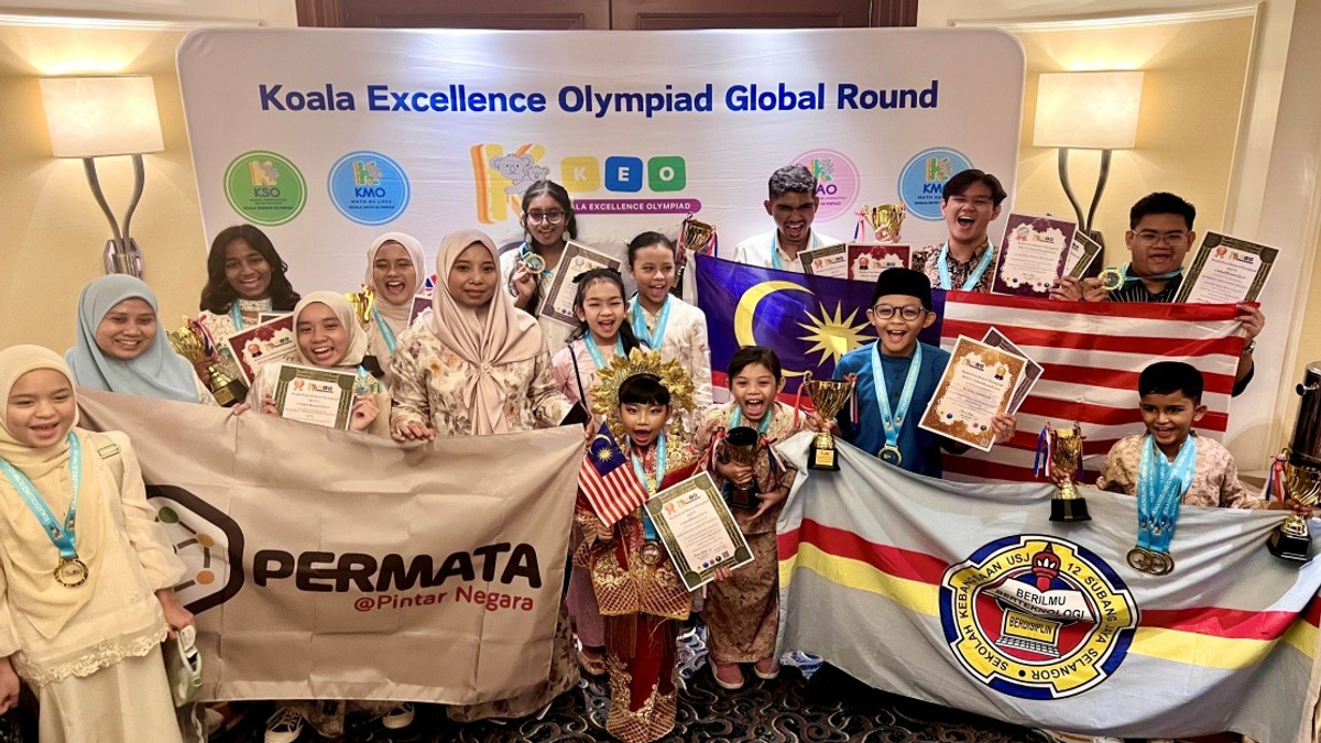 Malaysian Students Secure 22 Medals at International Koala Excellence Olympiad in Macau