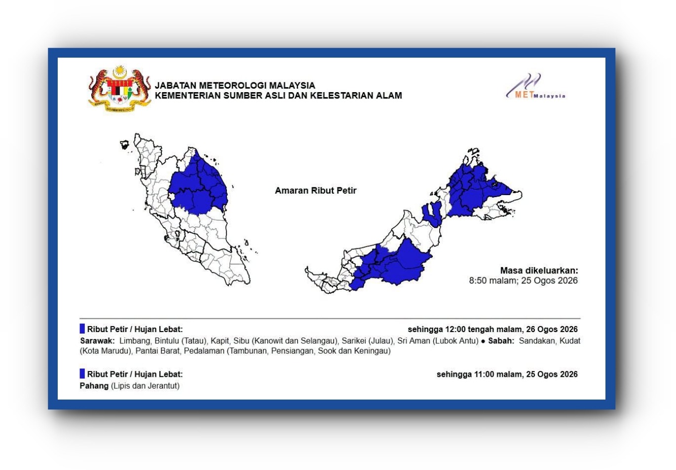 METMalaysia Tracks Tropical Storm Approaching Southeast Asian Waters