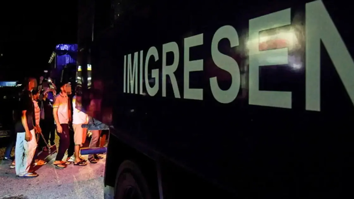 Police Sweep Detains 186 Undocumented Migrants in Pudu Midnight Operation