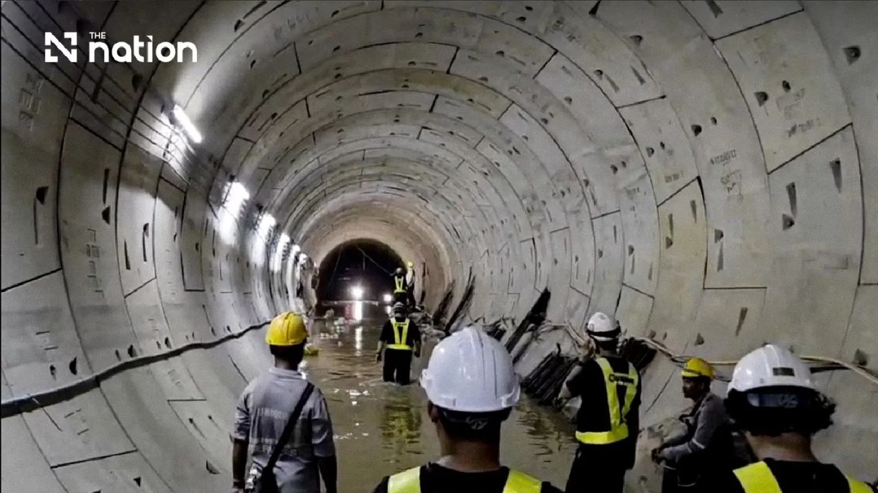 Bangkok Purple Line Tunnel Breach Triggers High-Level Emergency Response After Heavy Downpour