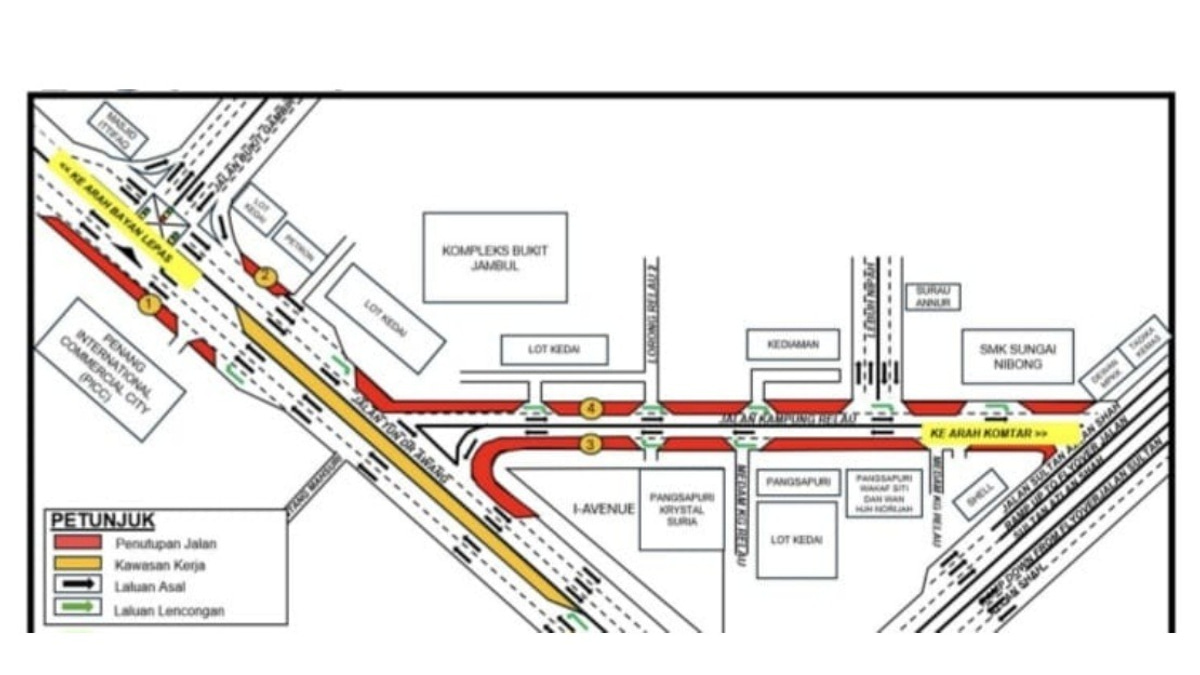 Penang Roads to Face Three-Month Partial Closures for Mutiara LRT Project