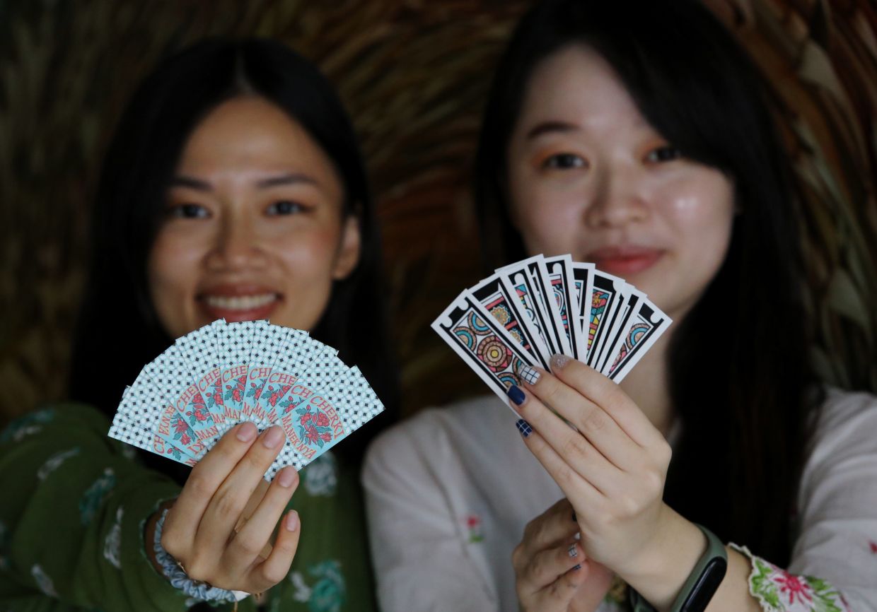 Sisters Reimagine Cherki Card Game to Bridge Peranakan Heritage Gap