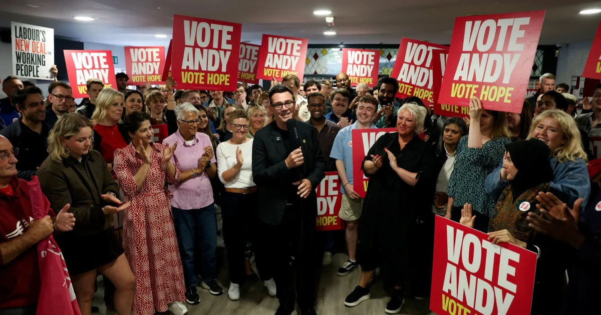 Labour's Burnham Poised for Prime Ministerial Bid as Right-Wing Rivals Fracture Support