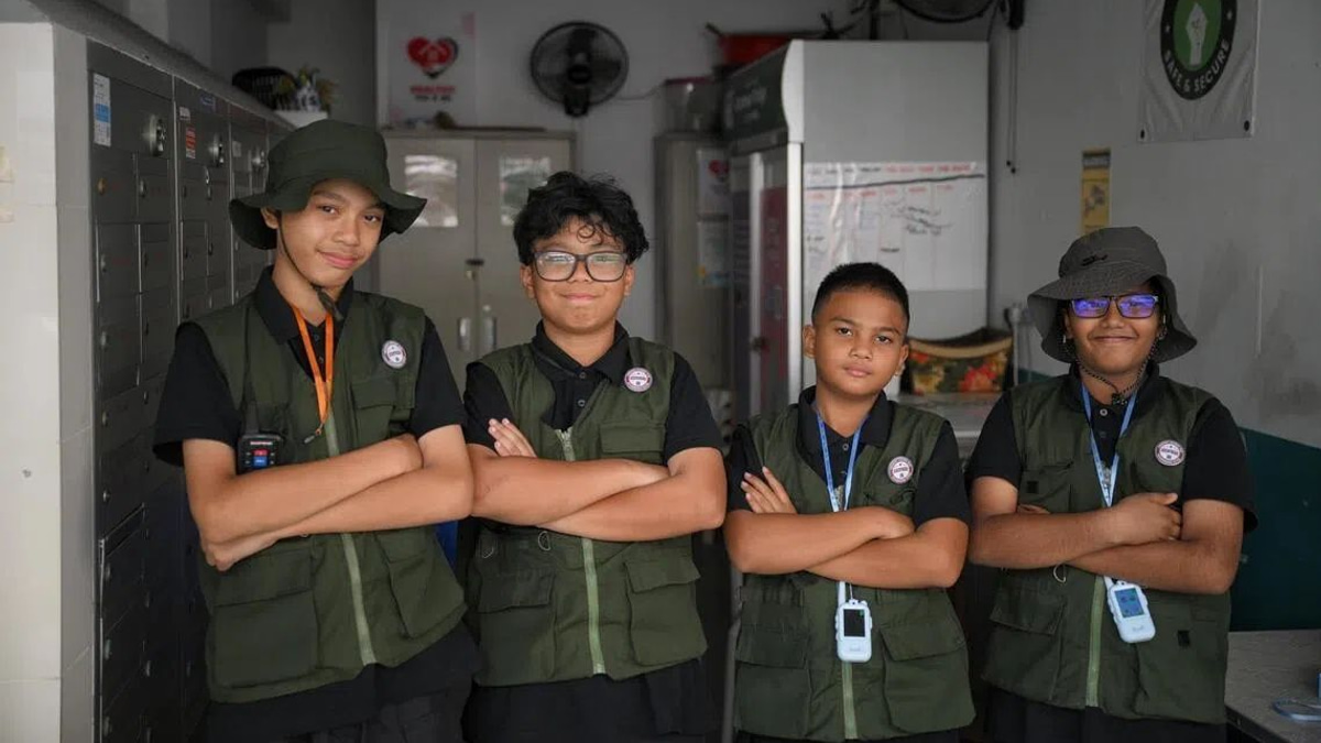 Four Primary School Boys Launch Neighbourhood Watch Programme in Singapore Estate