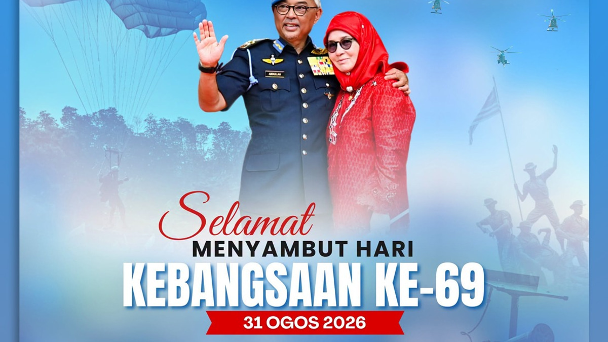 Sultan Pahang and Tengku Ampuan Extend 69th Merdeka Day Wishes to All Pahang Residents