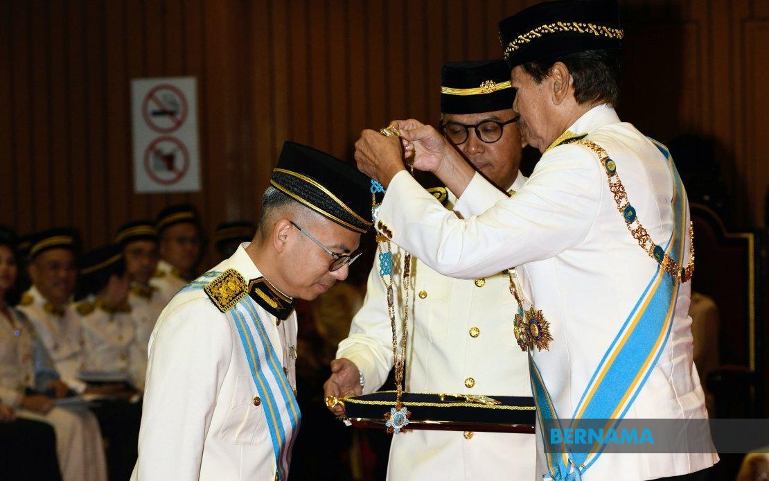 Communications Minister Fahmi Fadzil Receives Datuk Seri Honour in Penang Investiture Ceremony