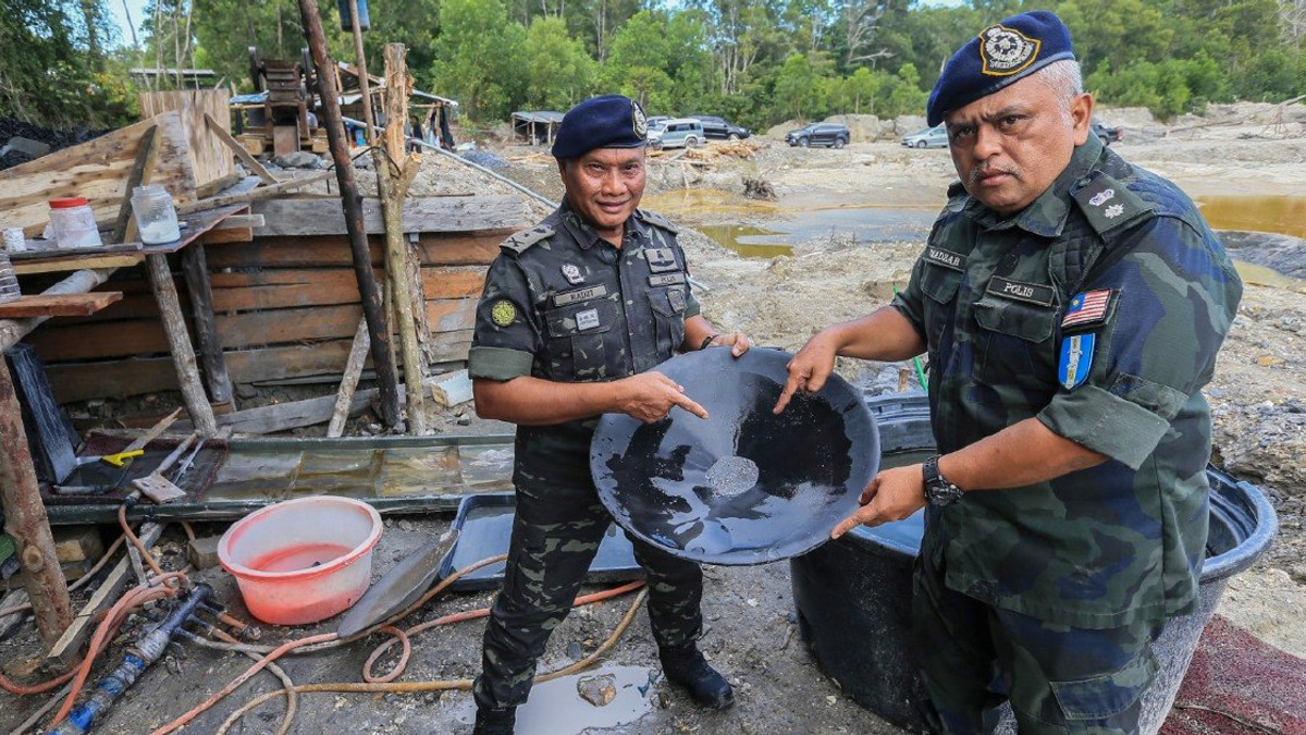 Major illegal gold mining operation in Terengganu generating RM13,000 daily shut down by police