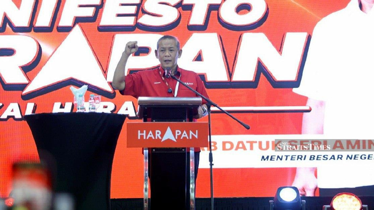 BN manifesto 'borrowed' PH ideas, claims Aminuddin ahead of Negri Sembilan polls