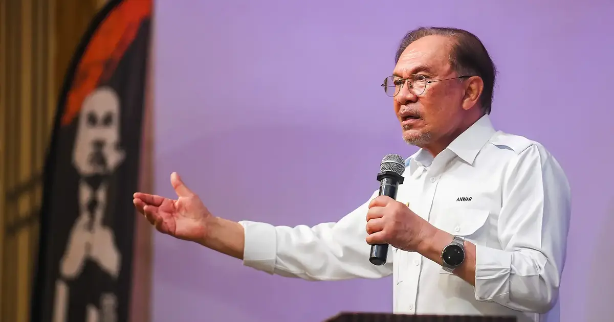 Anwar Says Opposition Used 'Free Najib' Campaign to Force Early Johor Election