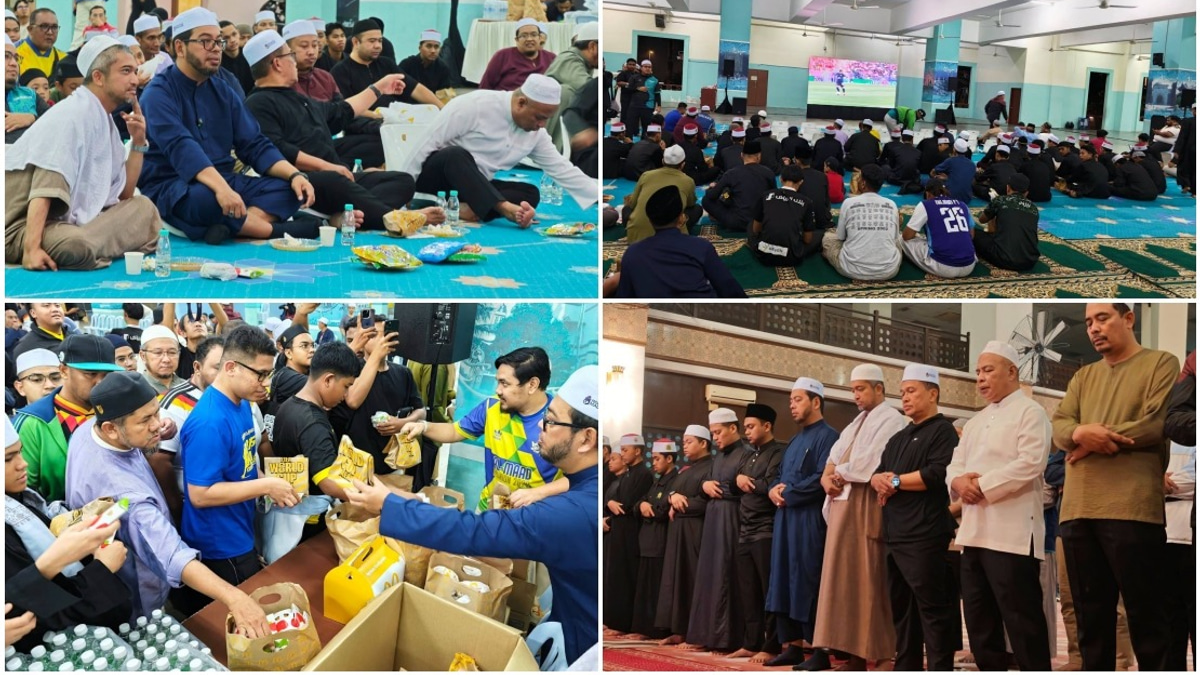 Over 300 Young Worshippers Combine Qiyamullail with World Cup Viewing at Kuala Lumpur Mosque