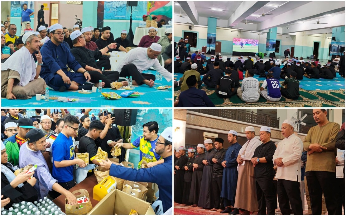 Over 300 Young Worshippers Combine Qiyamullail with World Cup Viewing at Kuala Lumpur Mosque