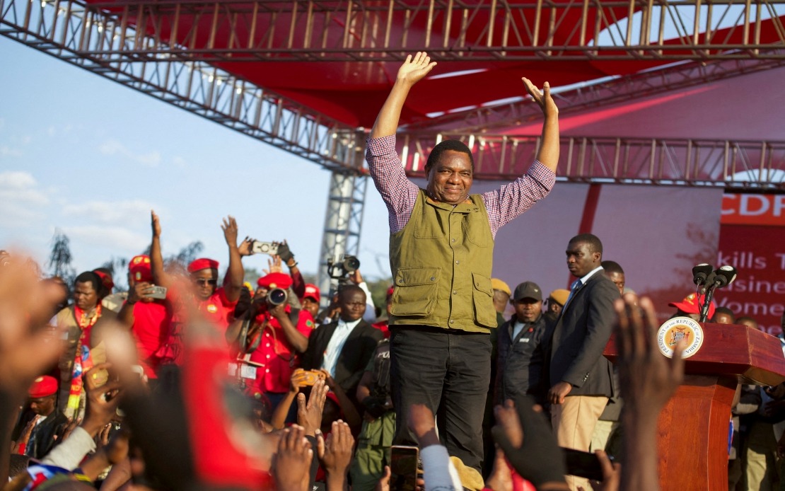 Zambian President Hichilema Heads Towards Second-Term Victory