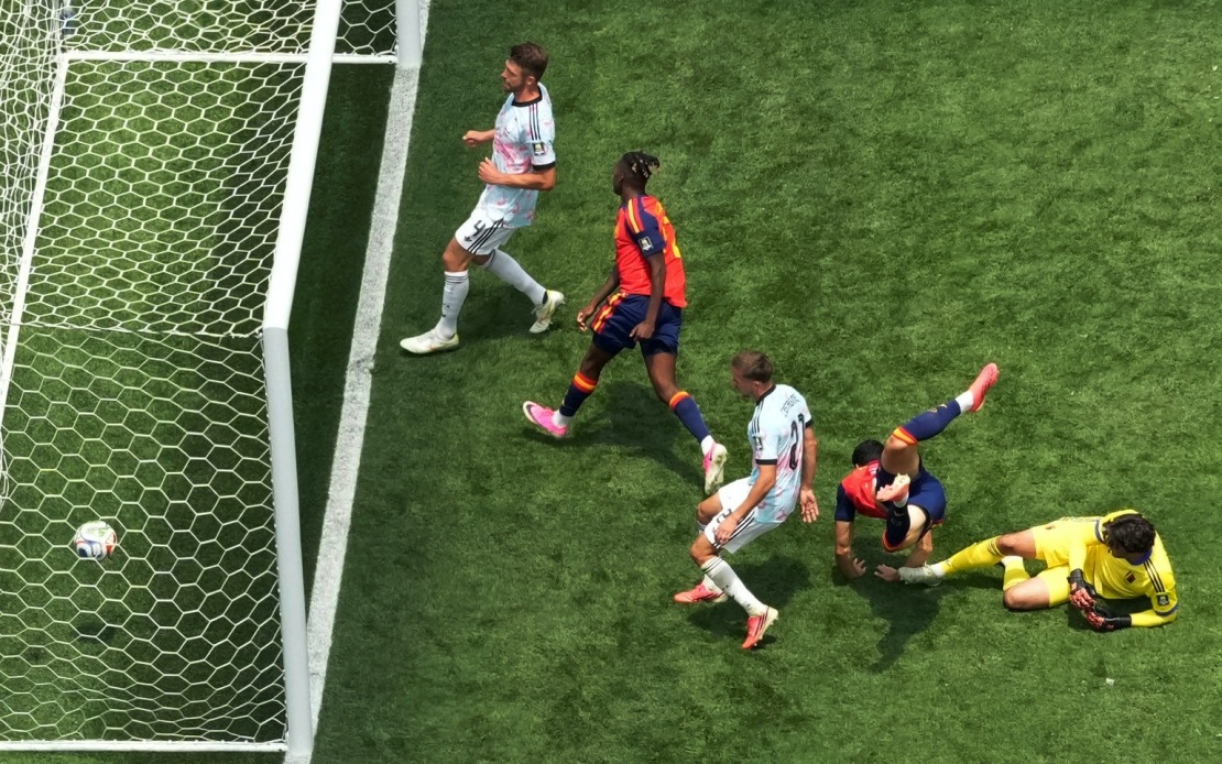 Merino's Late Strike Sends Spain Past Belgium to World Cup Semis
