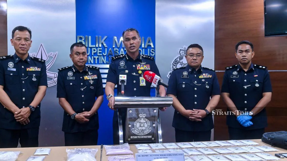Pahang's Intensive Drug Crackdown Nets 333 Suspects and Half-Million Ringgit in Contraband