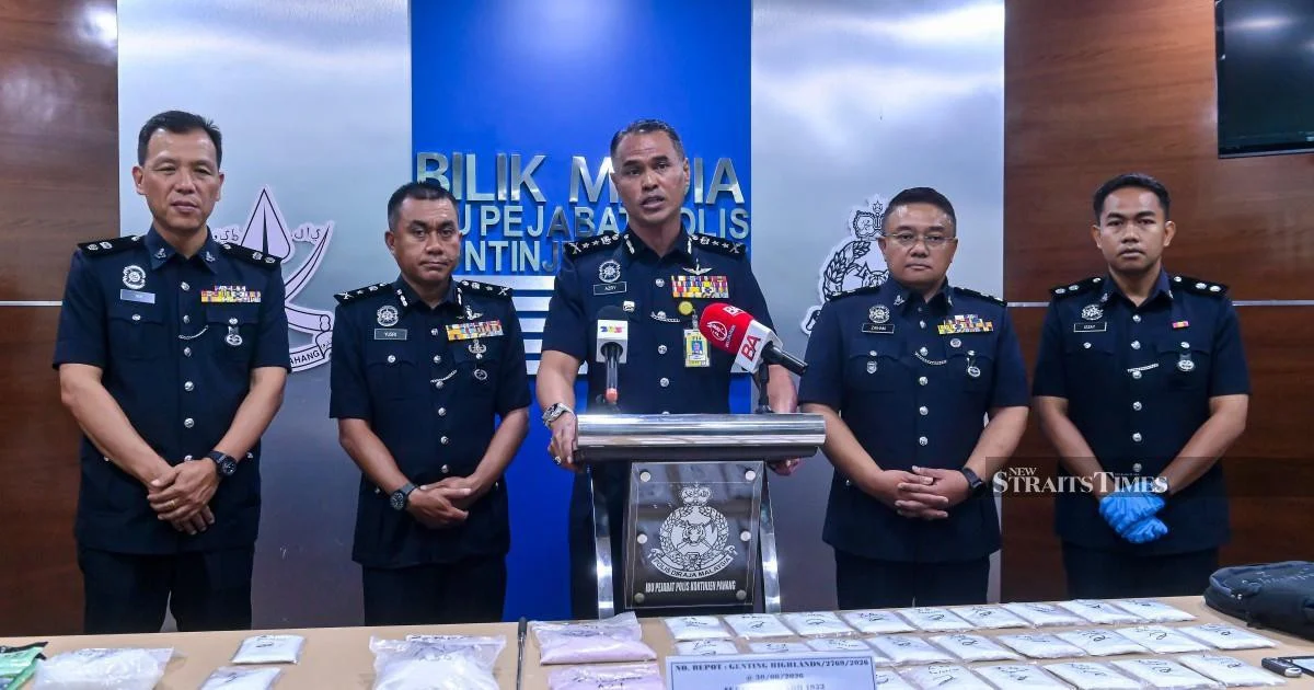 Pahang's Intensive Drug Crackdown Nets 333 Suspects and Half-Million Ringgit in Contraband