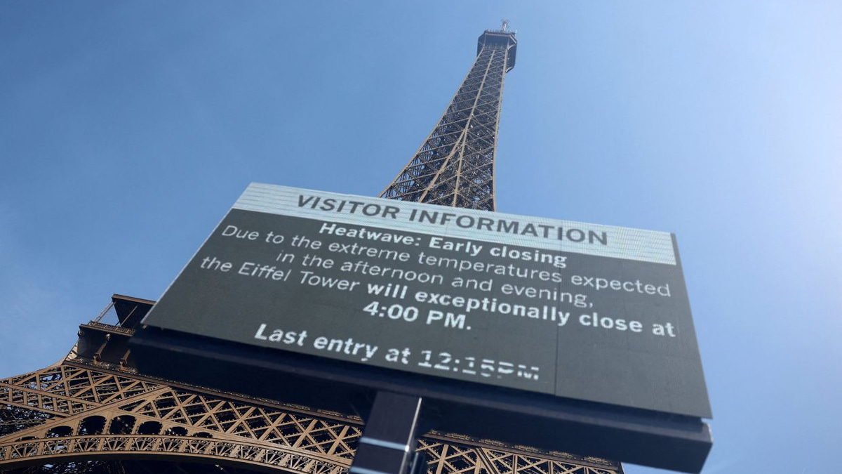 Paris heatwave forces closures of iconic landmarks, dampening tourist experience