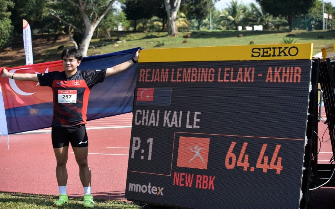 Kai Le Shatters 26-Year Record as Johor Dominates Javelin at SUKMA 2026