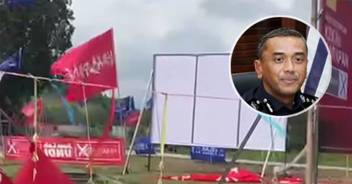 First arrest made in Negri Sembilan over election flag vandalism