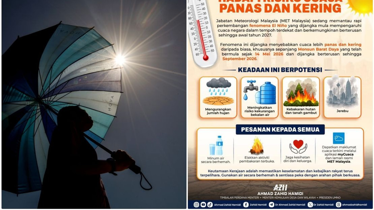 Malaysia Braces for Extended El Niño Impact Through Early 2027, Says Deputy PM