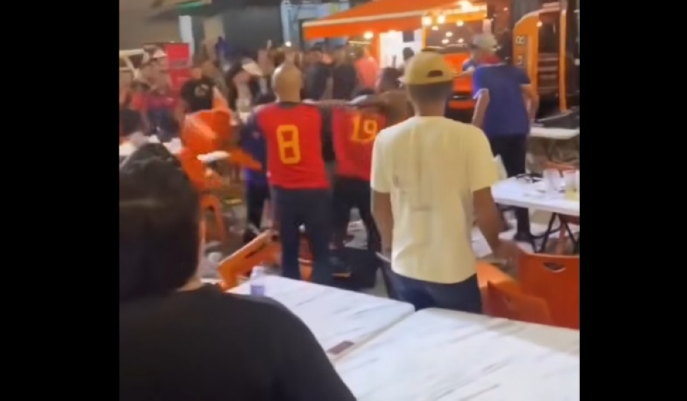 Dozen arrested in Johor Bahru World Cup final brawl as screening event turns violent