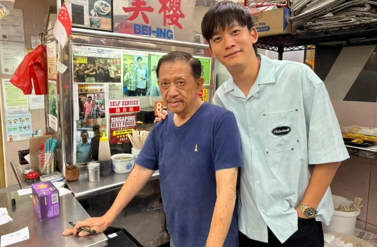 Singapore actor Noah Yap defends hawker visit against 'publicity stunt' claims