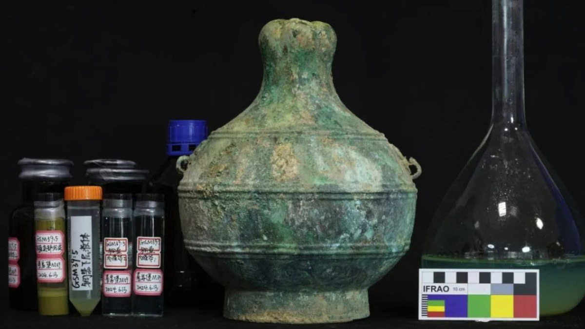 2,300-Year-Old Wine Vessel Found Near Great Wall Reveals Ancient Qin Brewing Methods