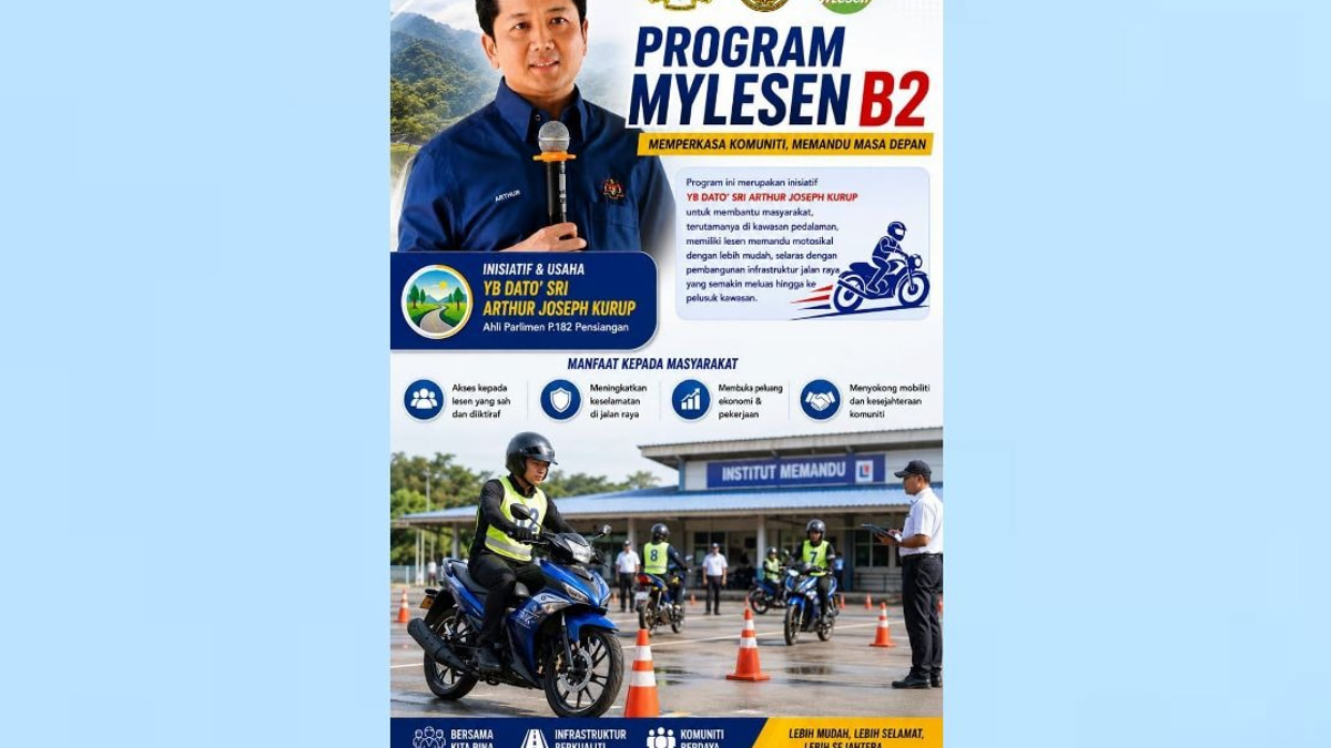 MyLesen B2 Programme Returns to Pensiangan, Expanding Motorcycle Licence Access in Rural Sabah