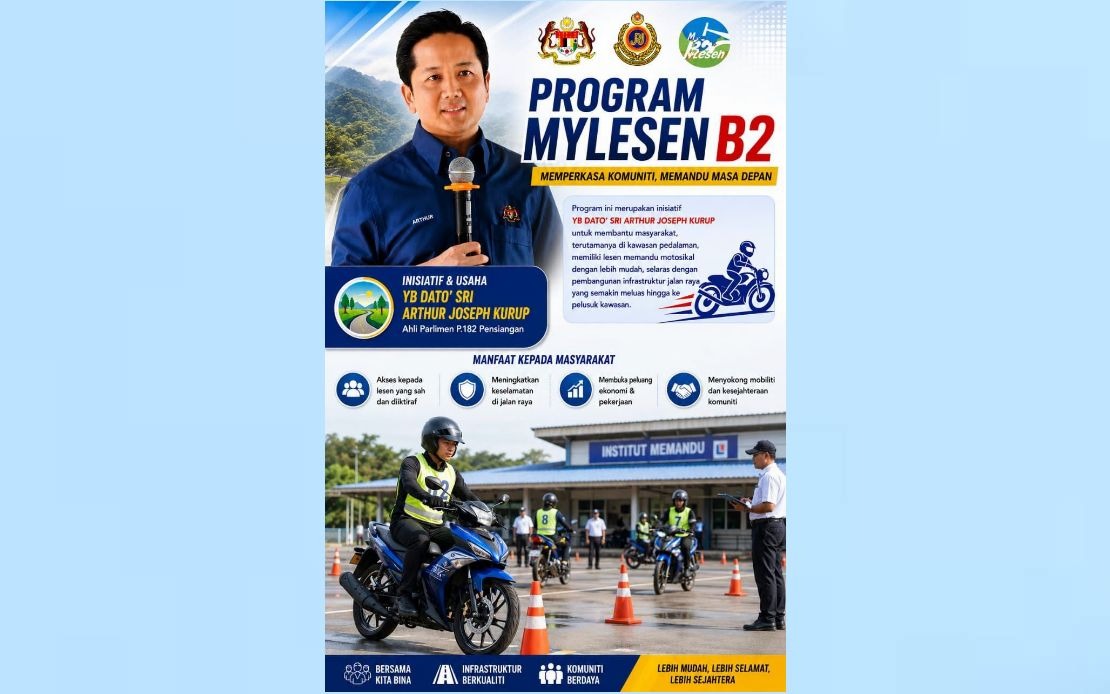 MyLesen B2 Programme Returns to Pensiangan, Expanding Motorcycle Licence Access in Rural Sabah