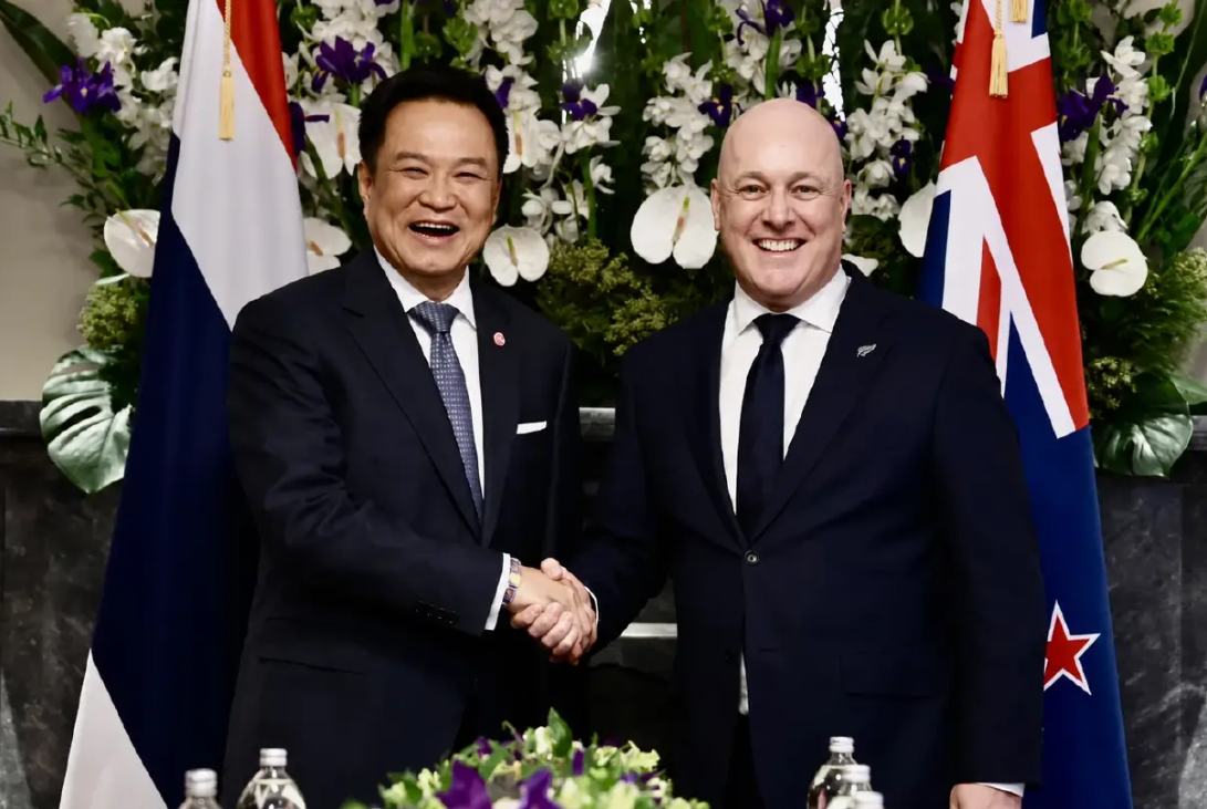 Thailand and New Zealand Elevate Ties to Strategic Partnership, Eye Tripled Trade by 2045