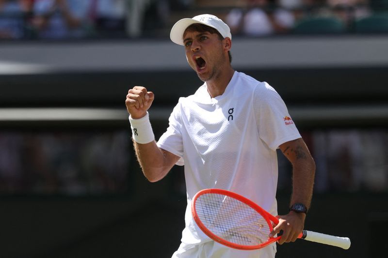 Cobolli Reaches Wimbledon Quarter-Finals, Eyes Ice Cream and Rest After De Minaur Victory