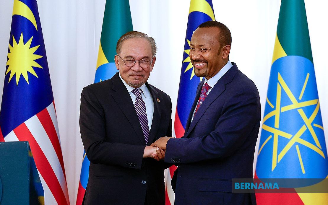 Anwar Congratulates Ethiopia's Abiy Ahmed on Election Victory, Highlights Bilateral Ties