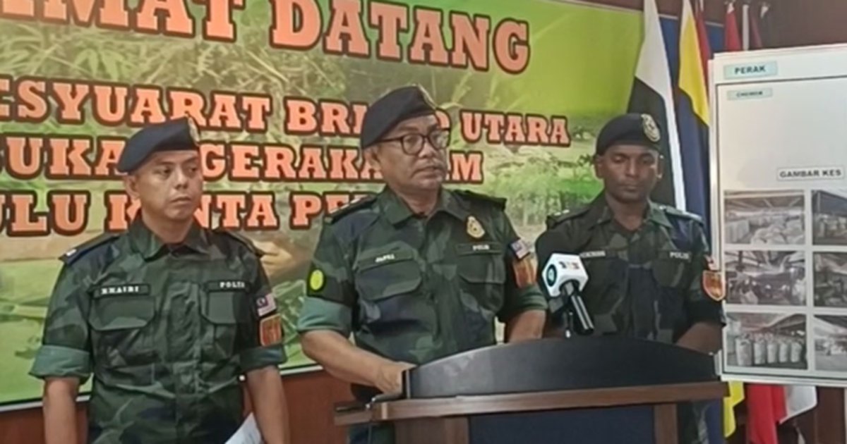 GOF seizes RM31.7mil in minerals and equipment, arrests 30 in major anti-illegal mining sweep across Perak and Kedah