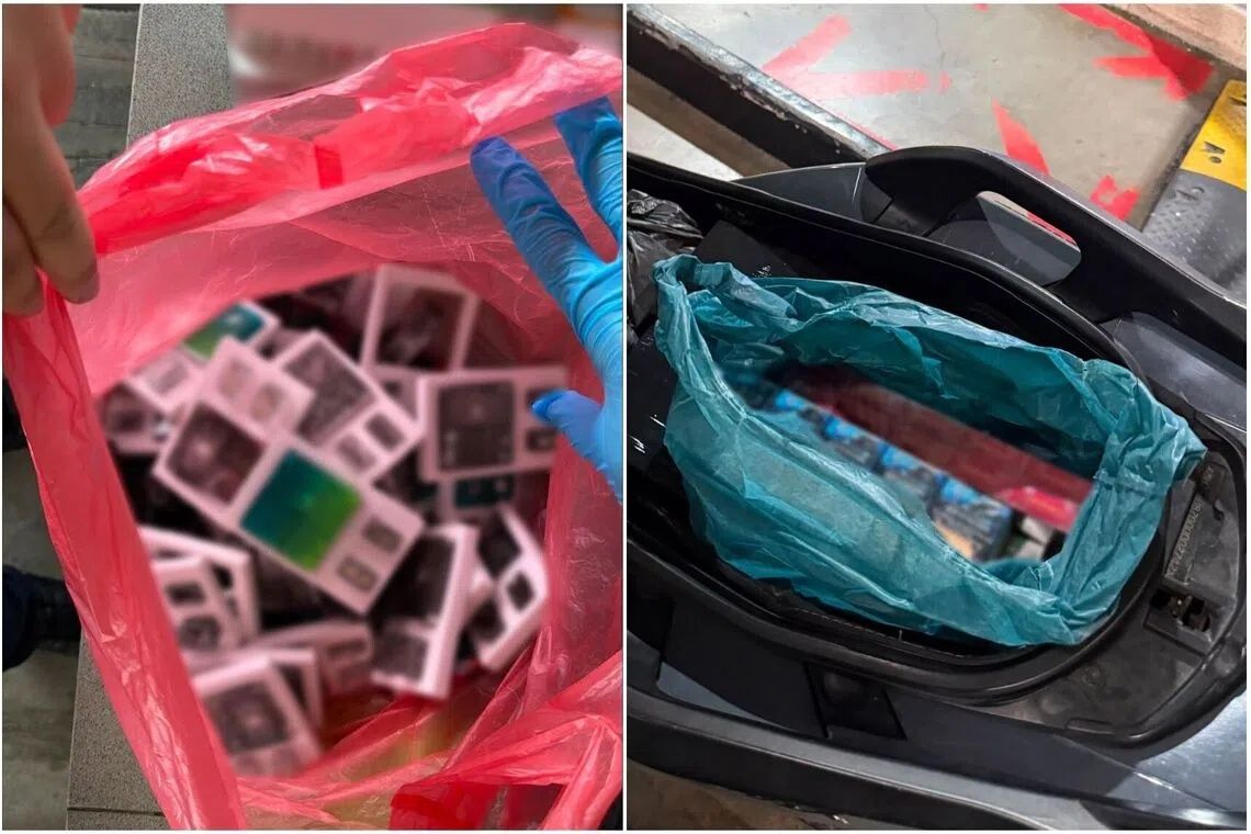 Two arrested for attempting to smuggle cigarettes and vapes through Singapore's Woodlands Checkpoint