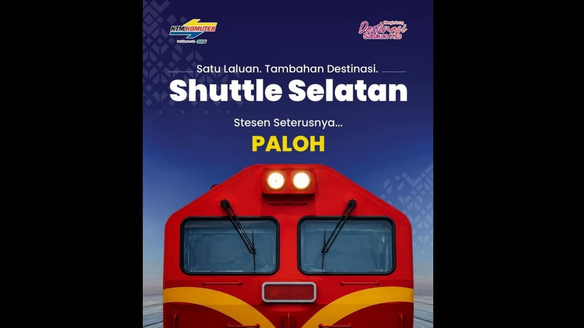 KTMB Expands Southern Shuttle Rail Service to Paloh, Linking Johor's Economic Corridor