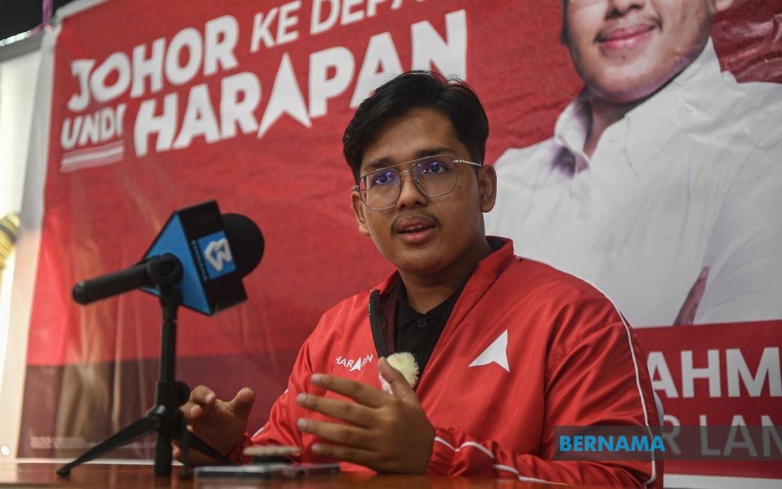 Danish Hossman Pitches Economic Revival for Johor Lama as PH's Youngest State Candidate