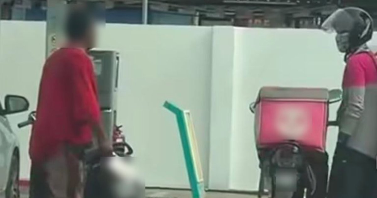 Man Arrested After Wielding Cleaver at Petrol Station in Kuala Terengganu