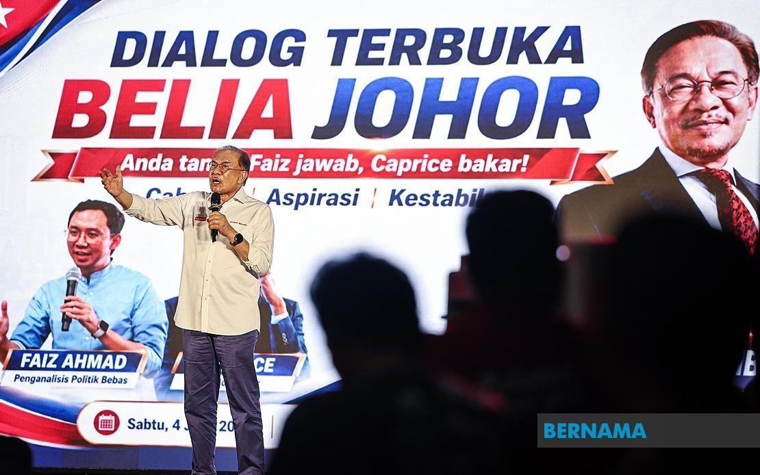 Johor's Growth Must Extend Beyond Mega Projects to Rural Communities, Says Anwar