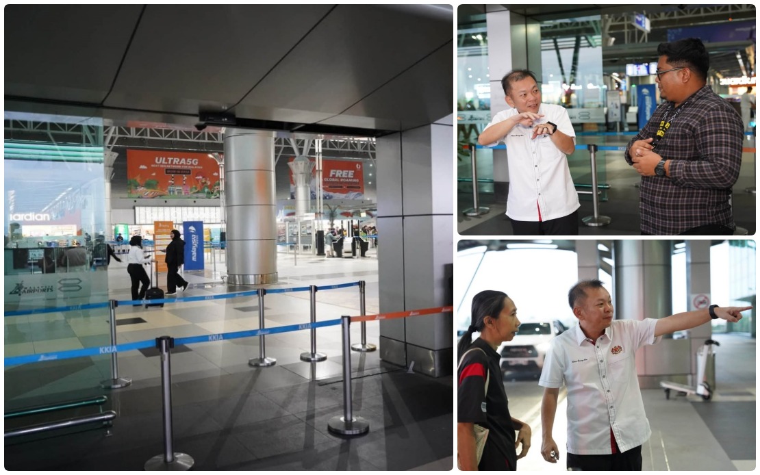 Driver Injured After SUV Crashes Into KKIA Departure Hall Glass Doors