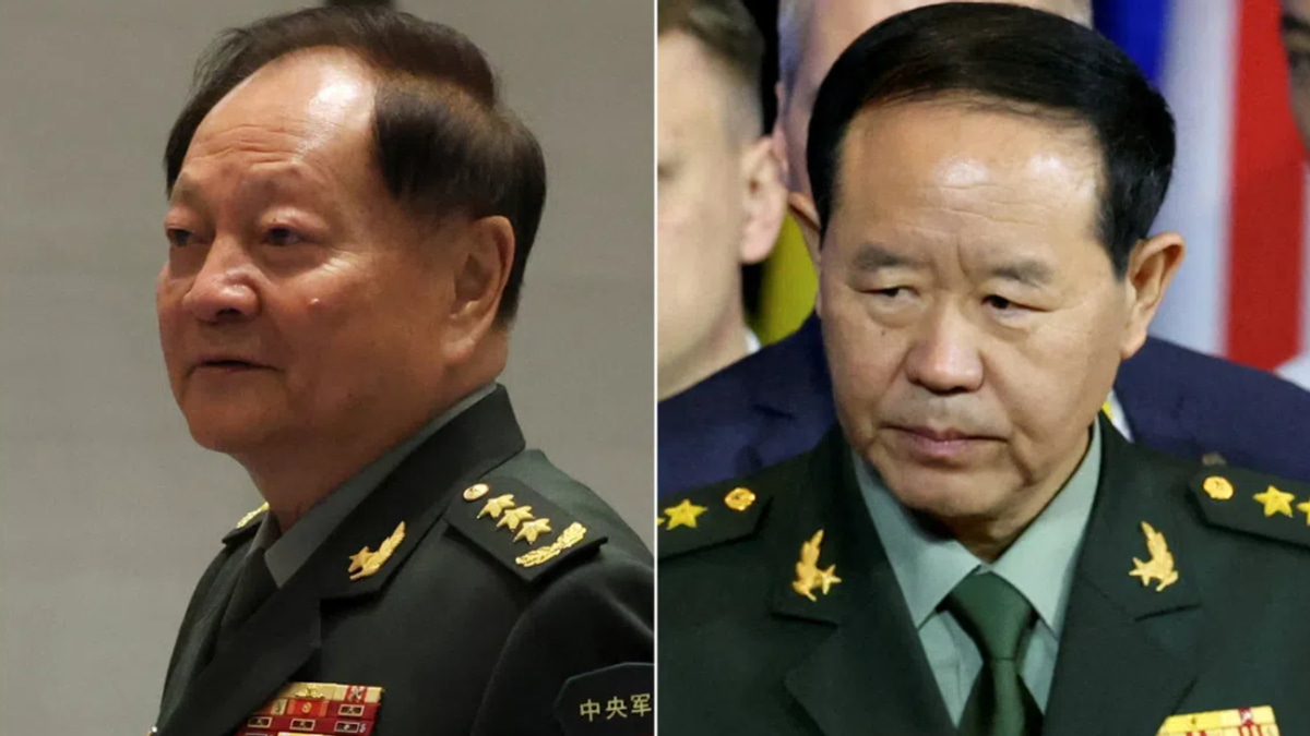 China purges two senior generals from military command as Xi intensifies corruption campaign