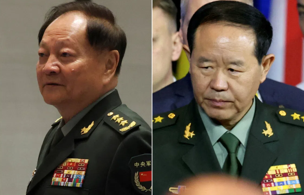 China purges two senior generals from military command as Xi intensifies corruption campaign