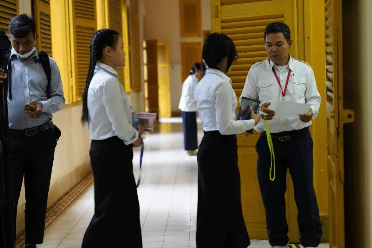 Cambodia's Grade 12 exams begin amid ongoing Thai border dispute