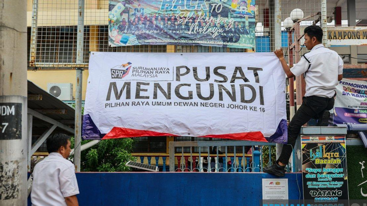 Johor's 2.7 Million Voters Head to Polls in 16th State Election Today