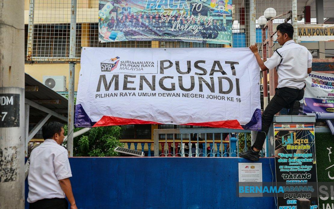 Johor's 2.7 Million Voters Head to Polls in 16th State Election Today