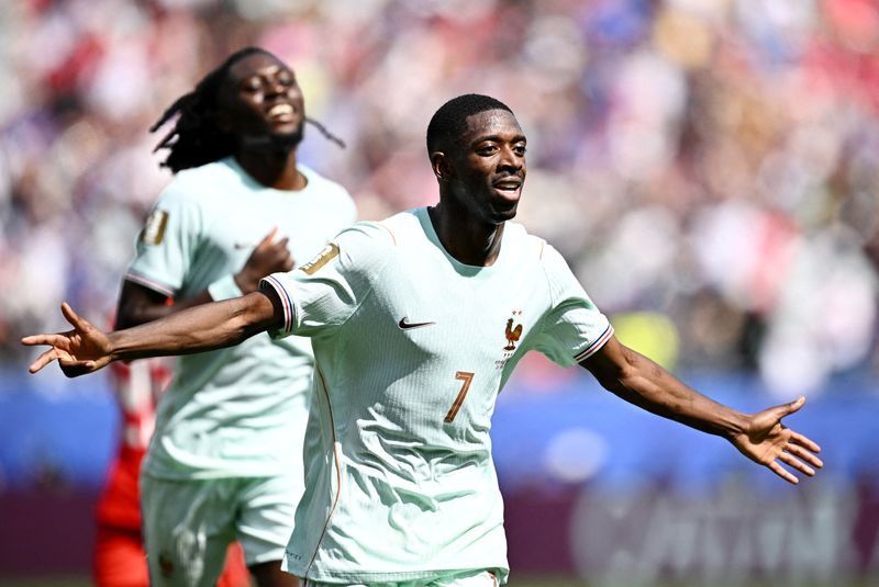 Dembele's Clinical Hat-trick Guides France Past Depleted Norway to Top Group I